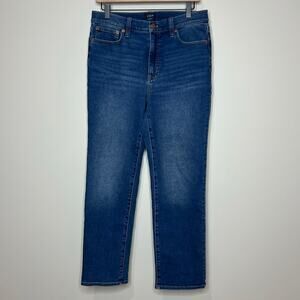 J.Crew Factory Blue Stovepipe Jeans Size 28 Straight Leg